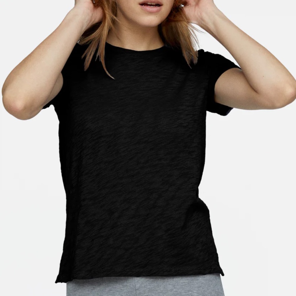 ATM SCHOOLBOY black Crewneck Short Sleeve Tee